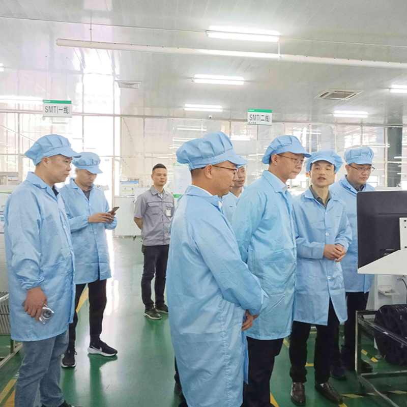 Li Qinghong, deputy director of Jiangxi Provincial Development and Reform Commission, and his delegation visited Aupu Company for research